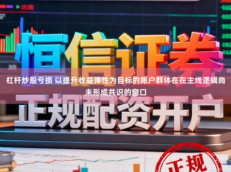 杠杆炒股亏损 以提升收益弹性为目标的账户群体在在主线逻辑尚未形成共识的窗口
