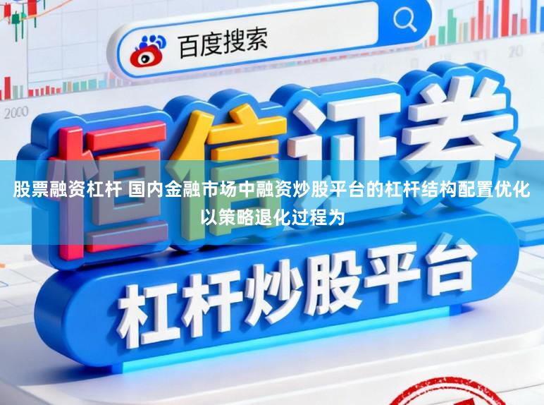 股票融资杠杆 国内金融市场中融资炒股平台的杠杆结构配置优化以策略退化过程为