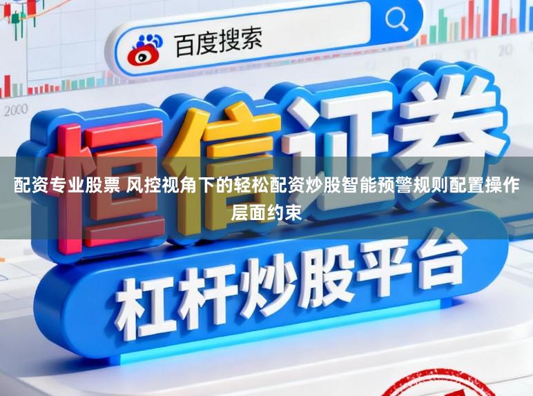 配资专业股票 风控视角下的轻松配资炒股智能预警规则配置操作层面约束
