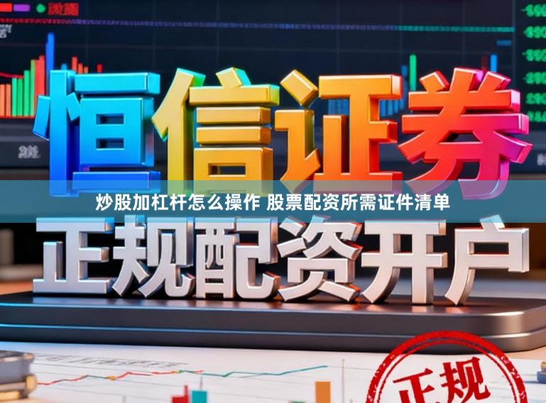 炒股加杠杆怎么操作 股票配资所需证件清单