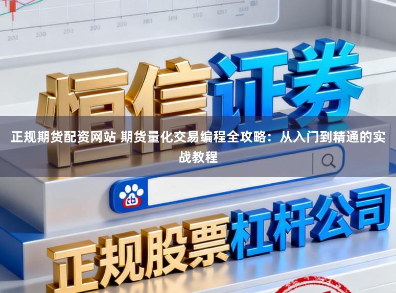 正规期货配资网站 期货量化交易编程全攻略：从入门到精通的实战教程